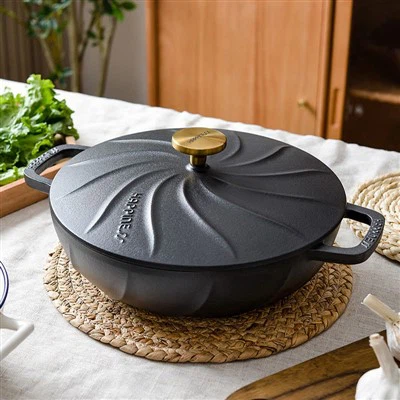 Siyah Dökme Demir Tencere